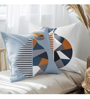 eJOYA Modern Tasarımlı 2'li Yastık İçi Ve Kırlent Kılıfı 45cm 113428