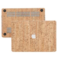 MacBook Pro HardCase A1706-08 A1989 A2159 A2251 A2289 A2338 Koruyucu Kılıf Wood2 (Kahverengi Açık)