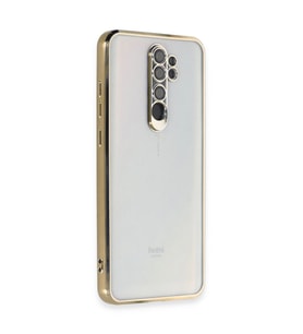 Xiaomi Redmi Note 8 Pro Kılıf Razer Lensli Silikon - Gold