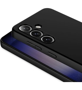 Samsung Galaxy S24 İle Uyumlu Kılıf Z-Mara Lansman Vieri Tam Koruma Arka Kapak Kamera Koruma Çıkıntılı Pürüzsüz Yüzey Siyah