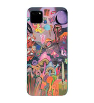 Realme C21Y/C25Y Uyumlu Aesthetic Desenli Şeffaf Telefon Kılıfı