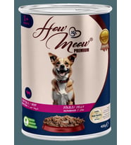 HOW MEOW 12 ADET PATE YETİŞKİN KÖPEK YAŞ MAMASI BİFTEKLİ