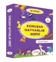 Konuşan Hayvanlar Serisi 1. Sınıf Renkli Heceli 10 Kitap
