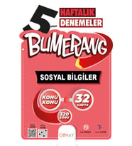 Günay Yayıncılık Günay Yayınları 5. Sınıf Sosyal Bilgiler Bumerang Deneme (Çok Renkli)