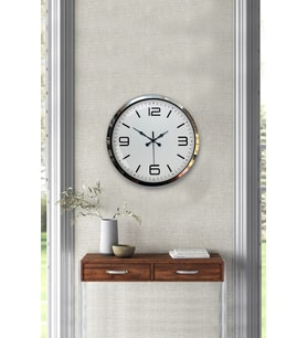 Prestij Krom Metal 40 Cm Duvar Saati (Standart)