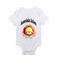 Annesinin Aslanı Baskılı Bebek Body Zıbın
