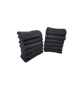 12li Paket Boya Tutmayan Mikrofiber El Yüz Spor Kuaför Havlusu 50X90 Cm