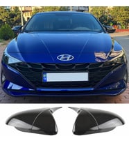 Hyundai Elantra Sinyalli Batman Yarasa Ayna Kapağı Parlak Siyah ABS 2021 2022 2023 2024 2025