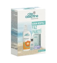 Cire Aseptine Güneş Koruyucu 50 SPF 200 ml + Göz Çevresi Serum Serum 30 ml Kutu