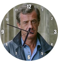 Cakatablo Jean Paul Belmondo Sokak Pozu Duvar Saati