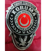 YAKIN KORUMA CÜZDAN ROZETİ (METAL)-SATIN/AL,YAKIN KORUMA KIMLIK KARTLI PERSONELE SATILIR.-SIVILE SATILMAZ