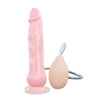 Su Fışkırtmalı Vantuzlu Ultra Realistik Dildo Ten Dokulu Penis