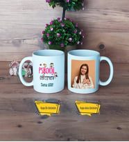 Psikoloji Öğretmeni Kupa Bardak Beyaz Fotoğraflı Öğretmenler Günü Hediyesi