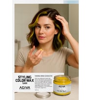 Saç Şekillendirici ve Renklendirici Wax Sarı 120 gr