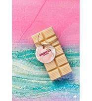 Çikolata Buhurdanlık Mum - Mumelia Candles Doğal Soya, El Yapımı, Dekoratif - Krem