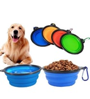 Katlanabilir Kedi Köpek Mama-Su Kabı