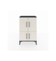 Arges Komodin 2 Raflı 4 Kapaklı 60x30x96 Antrasit-Aytaşı