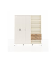 Arges Dolap 16 Raflı 2 Çekmeceli 3 Kapaklı 220x30x243 Aytaşı-Aytaşı/Çam