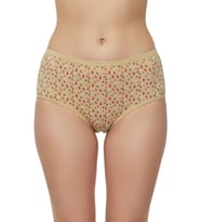 Kadın Baskılı Bato Külot BGL-ST04938 (Ten)