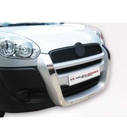 Fiat Doblo Uyumlu 2 Ön Koruma Kromlu Fiber 2010 Ve Sonrası