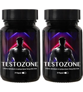 Testozone 2 Kutu Erkeklere Özel L-Argininli Lepidyumlu 21LI Formül