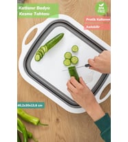 Çok Amaçlı Badya Katlanır Plastik Kesme Tahtası Bpa Free