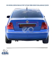 VW Bora Krom Bagaj Çıtası 1998-2005 arası Paslanmaz Çelik