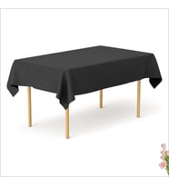 Masa Örtüsü 137cm x 270cm - Siyah (STD)