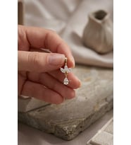 925 Ayar Gümüş Papatya Silver Minimal Taşlı Charm Kolye Ucu Çeşitleri