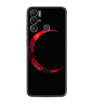 Tecno Pova Neo Kılıf Silikon Desen Özel Seri Red Moons 1747