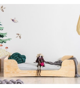 Markaawm Montessori Yatak Ahşap Bebek Karyola Çocuk Yatak