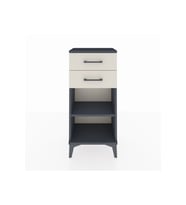 Arges Komodin Tek Raflı 2 Çekmeceli 44x30x96 Antrasit-Aytaşı