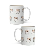 Hamster Tasarımlı Kupa Bardak Sevgiliye Arkadaşa Hediye (Beyaz)