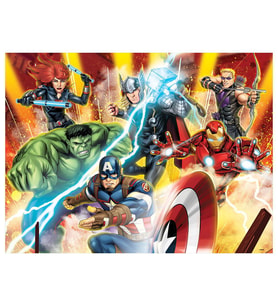 Prime 3D Marvel Avengers Çift Taraflı Puzzle 500 Parça 37556