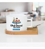 Kişiye Özel Okul Öncesi Öğretmeni Temalı Çay Fincanı