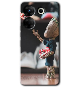 Tecno Camon 20 Kılıf HD Desen Baskılı Arka Kapak - I am Groot