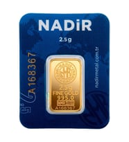 Nadir Gold 24 Ayar 2,5 Gram Külçe Altın