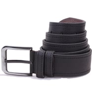 Dagoster DMK26-451 Siyah 4.5 cm Suni Deri Erkek Kemer