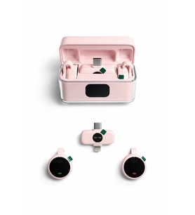 Sorixa Manyetik Şarj Kutulu Kablosuz Yaka Mikrofonu Type-C & Lighting Uyumlu