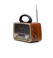 RT-301 Ahşap Renk Bluetooth, Nostalji ,Şarjlı 3 Band Radyo ,usb, sd ,Aux, mp3 player