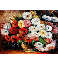 Rengarenk 3 Sayılarla Boyama Seti(40x50 cm Tuval Şasesine Gerili)