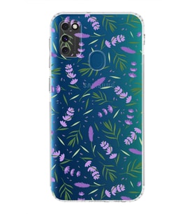PrintiFy Samsung Galaxy M21 ile Uyumlu Water Color 3  Kamera Korumalı Şeffaf  Kılıf