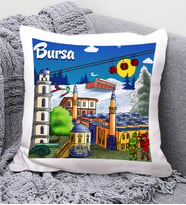 Bursa Tasarımlı Yastık