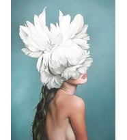 Çiçeklenmek 4 Sayılarla Boyama Seti(60x75 cm Tuval Şasesine Gerili)