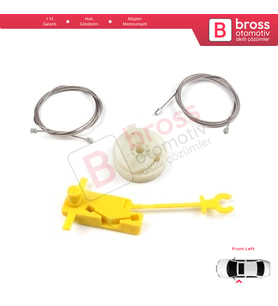 Renault Trafic MK2 Vivaro Primastar 2001-2015 7700311820 İçin Elektrikli Ön Sol Cam Kriko Tamir Seti