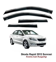 Skoda Rapid Sedan Kromlu Cam Rüzgarlığı Niken 2013 Sonrası