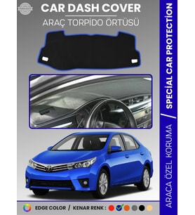 TOYOTA COROLLA E170 (2013-2019) Torpido Örtüsü Ön Göğüs Koruma Araca Özel Çatlamayı Önler Kaymaz