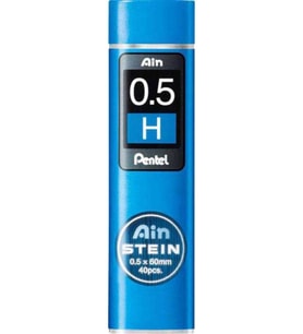 Pentel Min Hi-Polymer H 0.5 MM Versatil Kalem Ucu (1 Paket 12 Tüp)