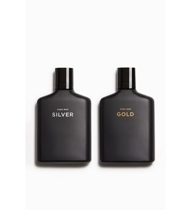 ZARA MAN SILVER EDT 100 ML + ZARA MAN GOLD EDT 100ML (3,38 FL. OZ)  ERKEK PARFÜM