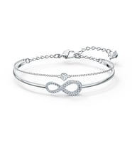 5520584 Swarovski Bileklik Swa İnfinity-Bangle Chain Cry-Czwh-Rhs M
